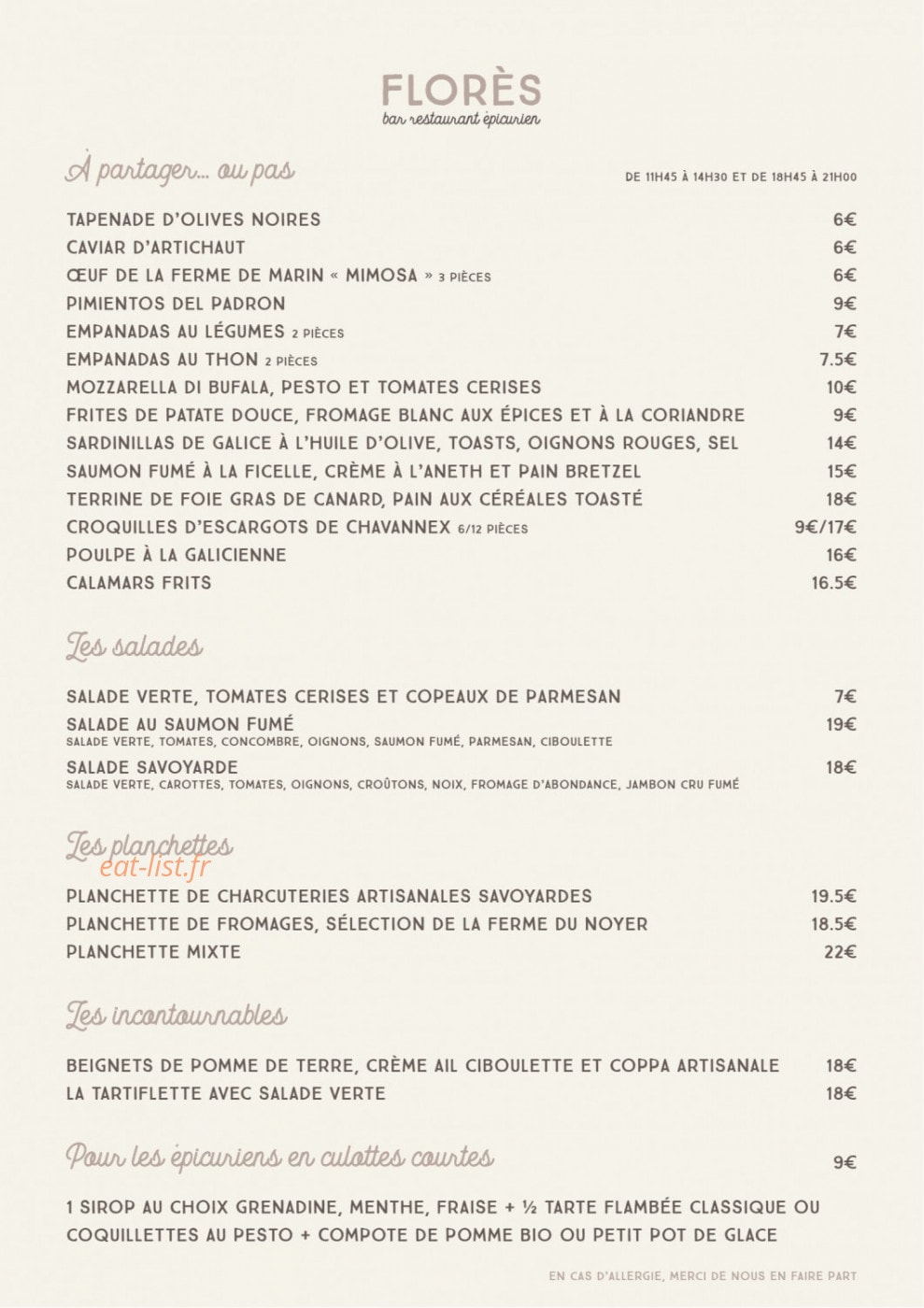Florès — carte page 1