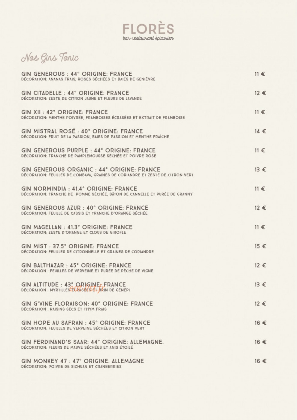 Florès — carte page 7