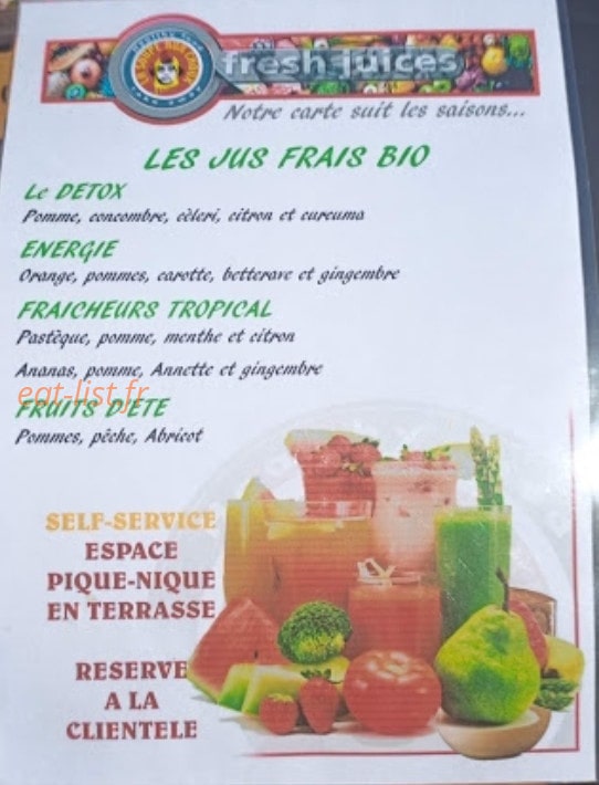 La Soupe Aux Choux — carte page 1