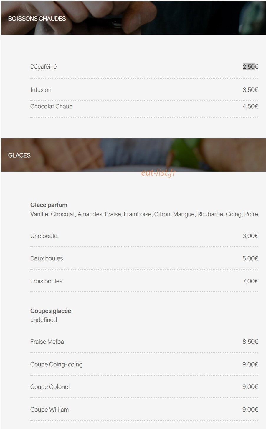 Le Passe Franc — carte page 6