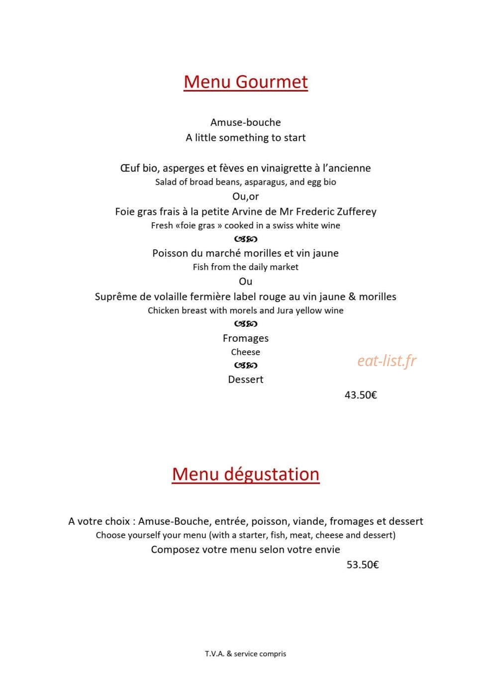 Le vieux logis — carte page 5