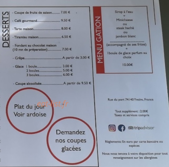 Les Cygnes — carte page 2