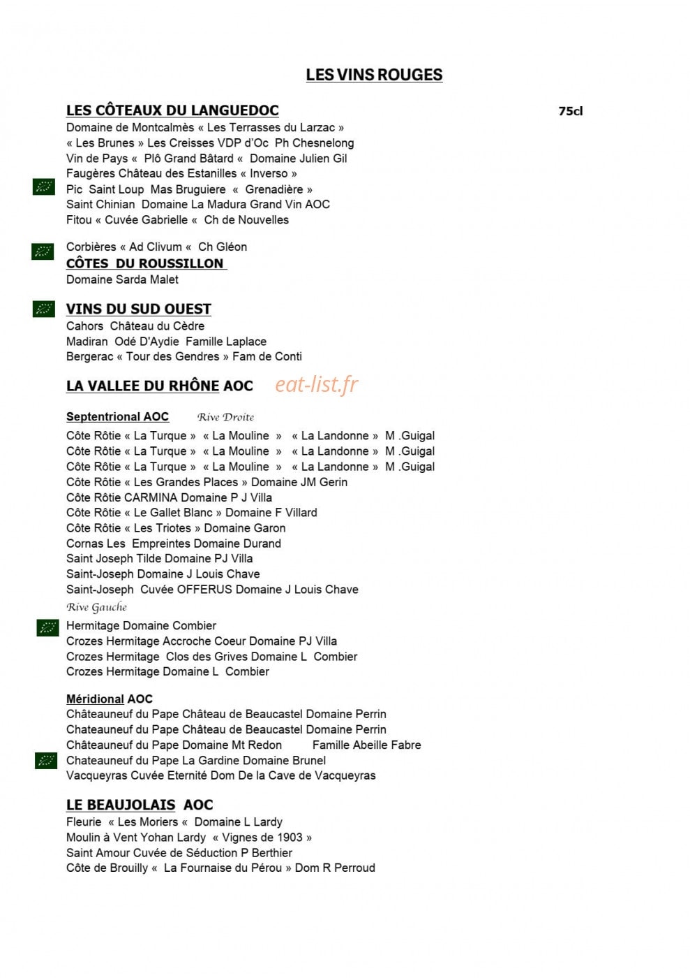 Les Jardins du Léman — carte page 18