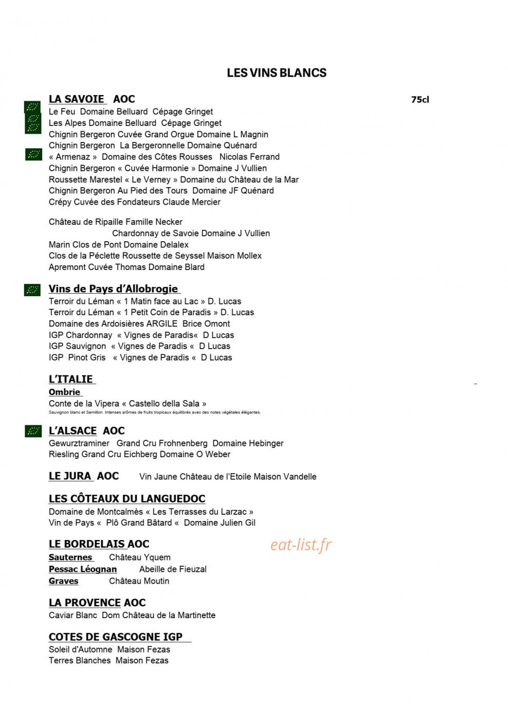 Les Jardins du Léman — carte page 14