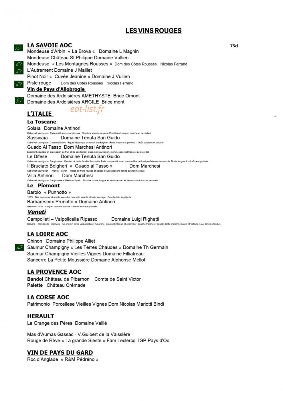 Les Jardins du Léman — carte page 17