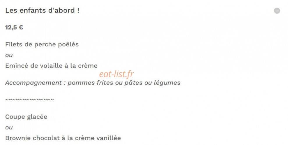 Restaurant La Vieille Porte — carte page 7