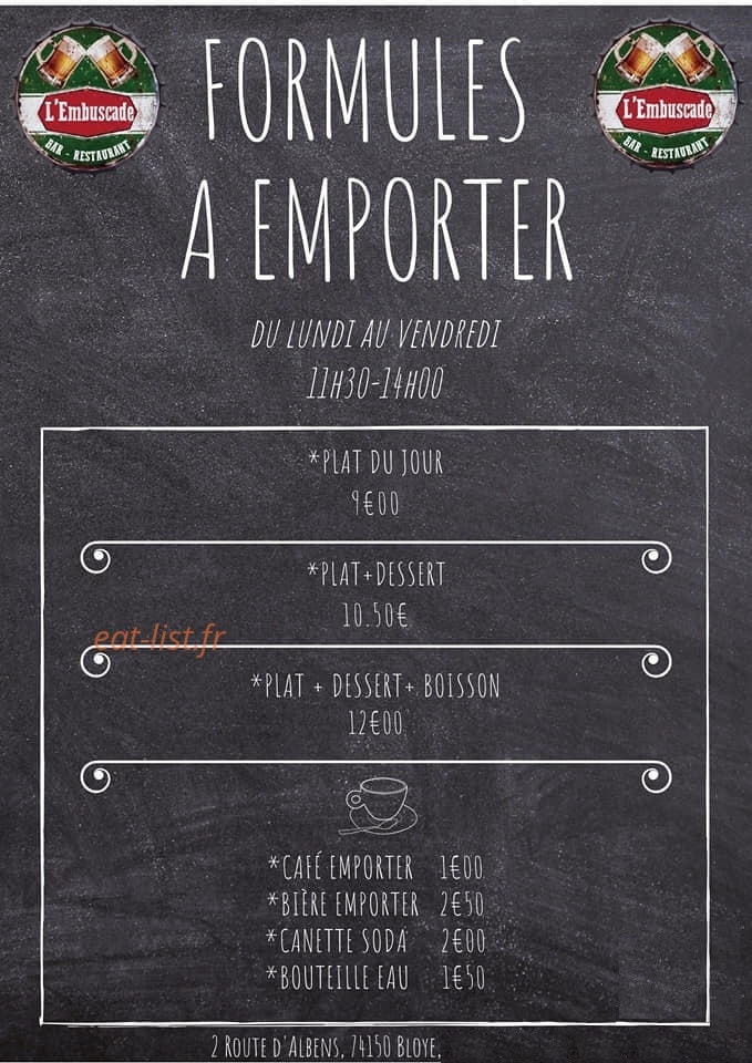 L'Embuscade — carte page 1