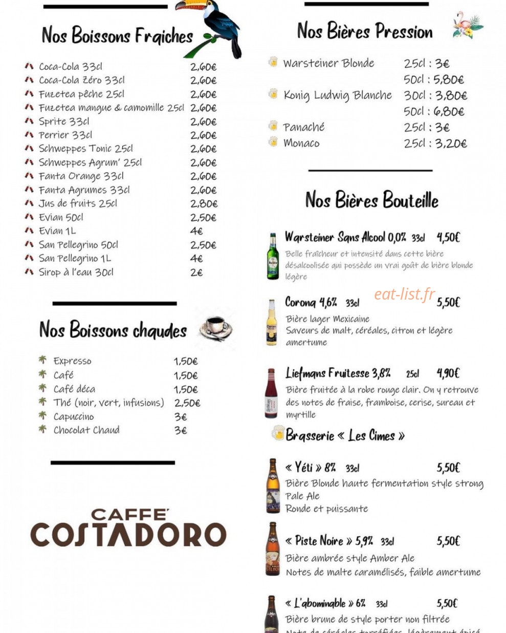 Blue Bay — carte page 4