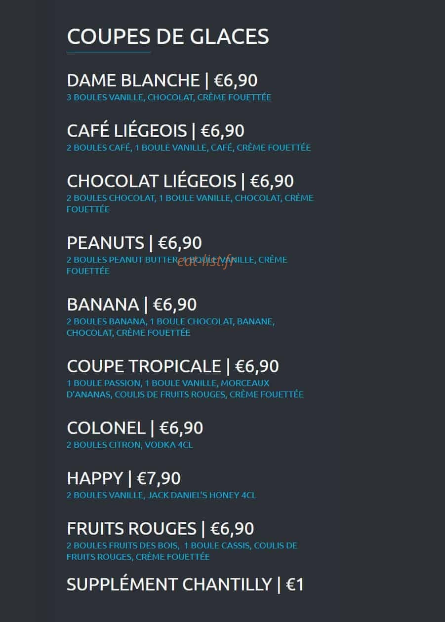 Happy diner — carte page 7