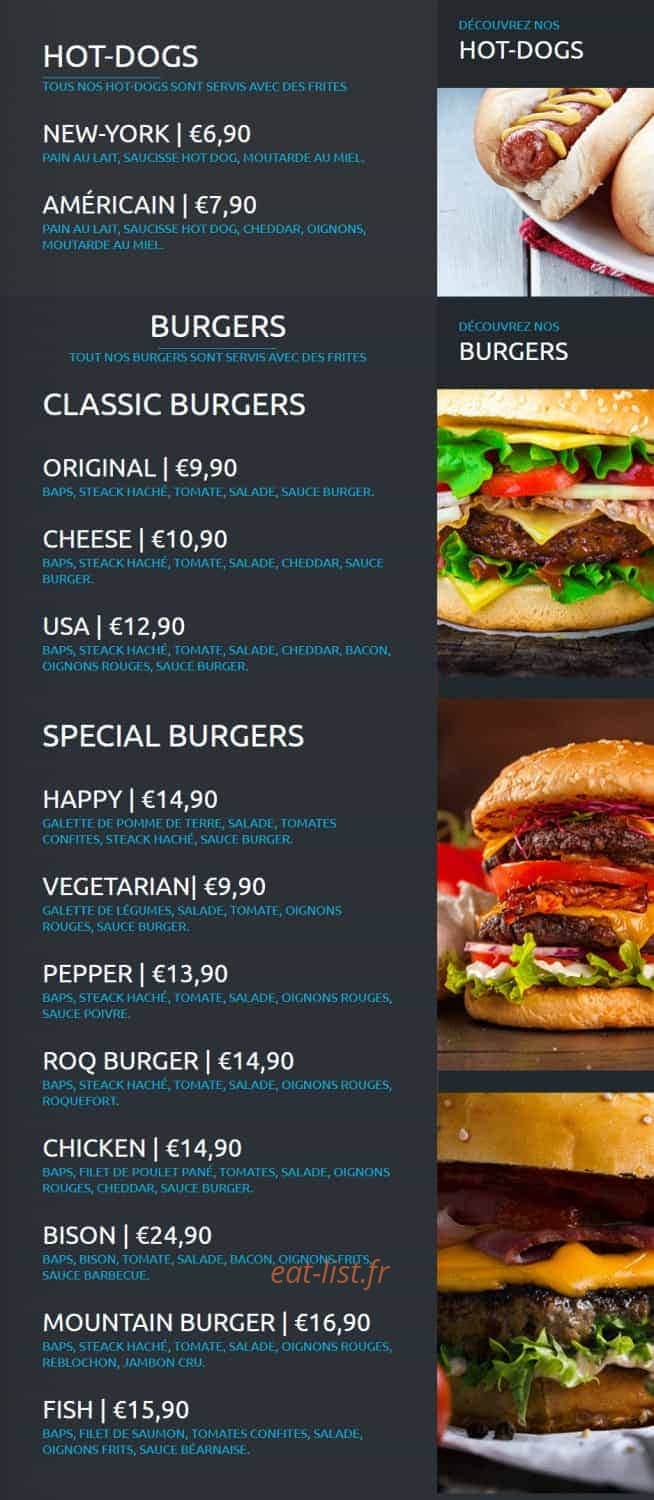 Happy diner — carte page 9