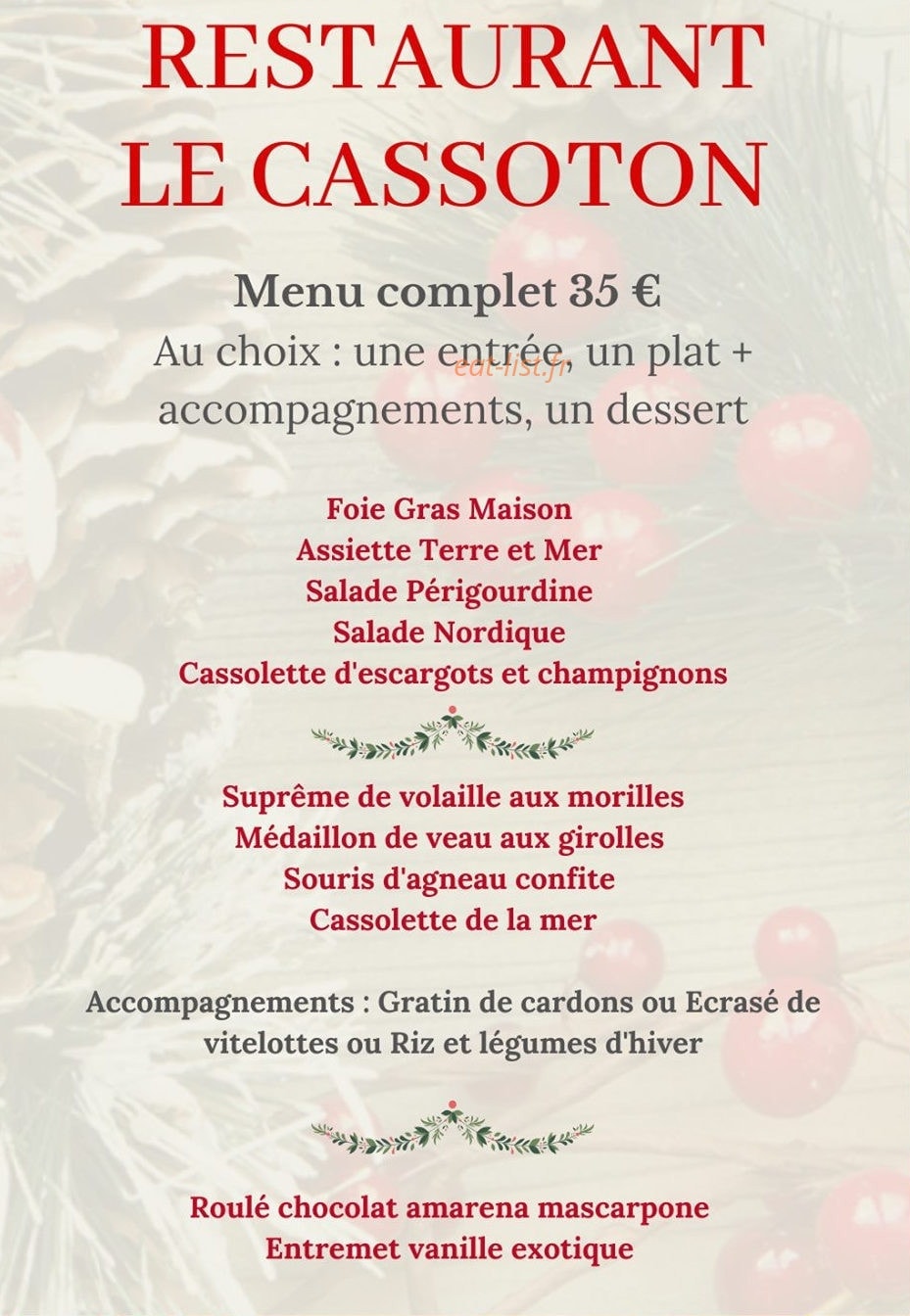 Le Cassoton — carte page 1