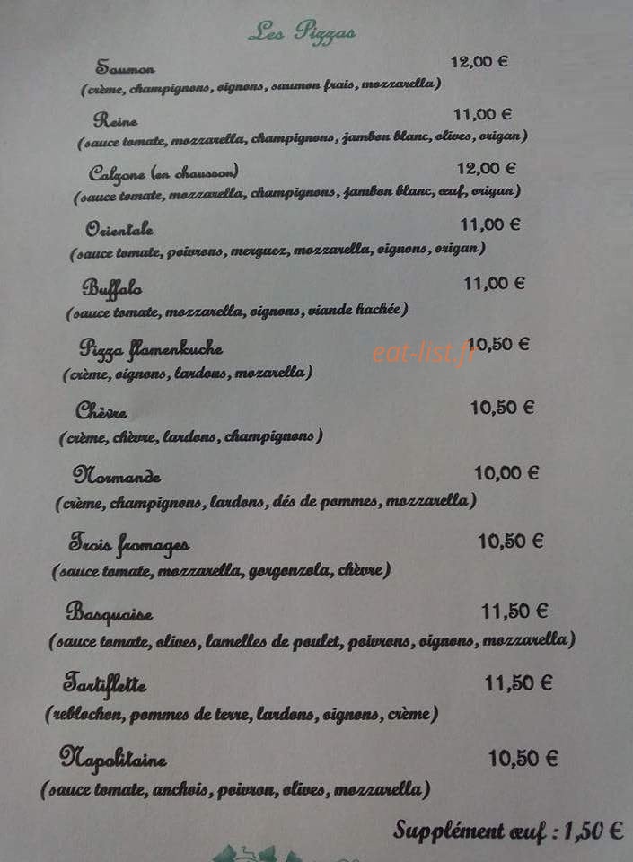 Le Clos Gourmand — carte page 3