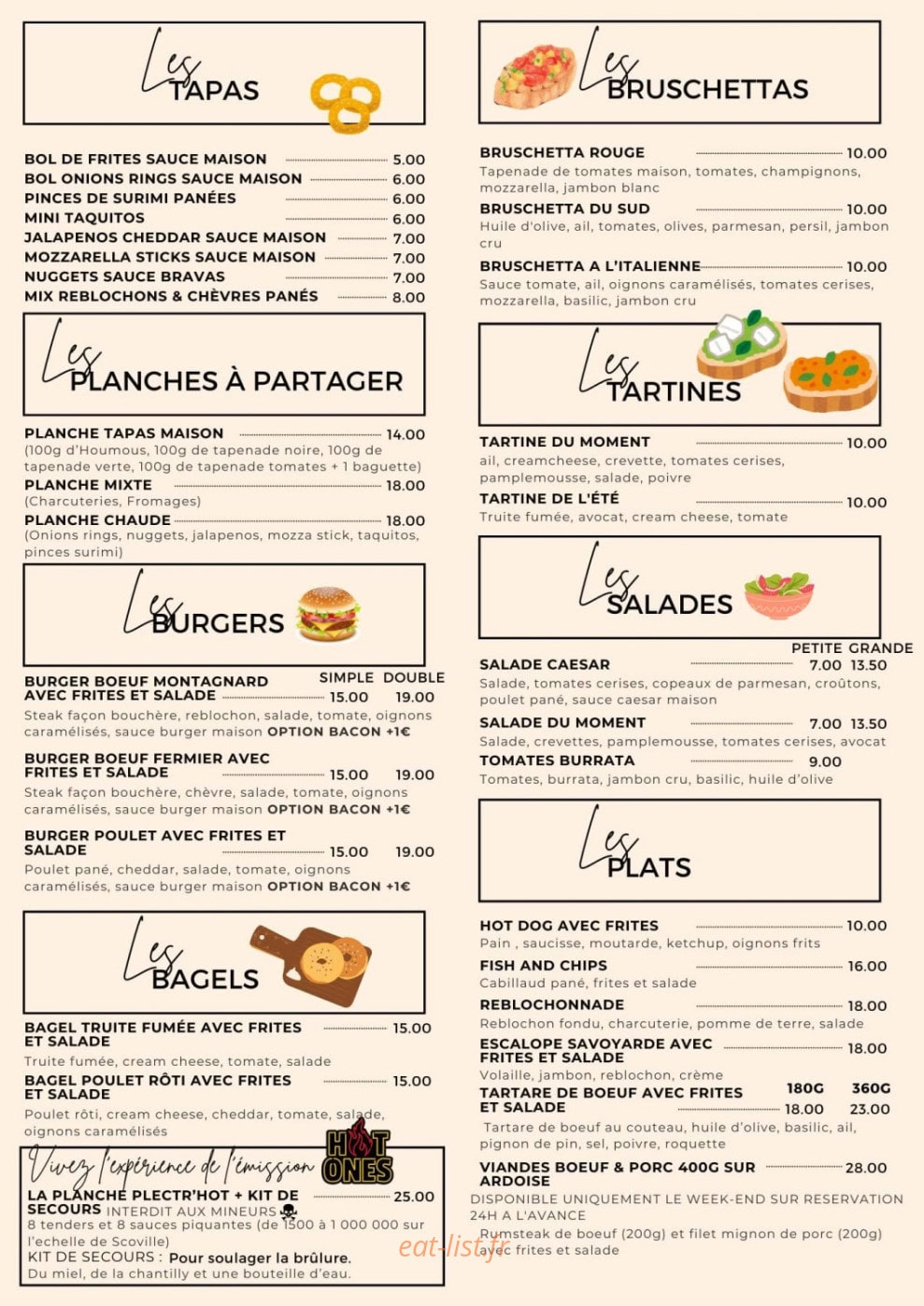Le Plectrum — carte page 1