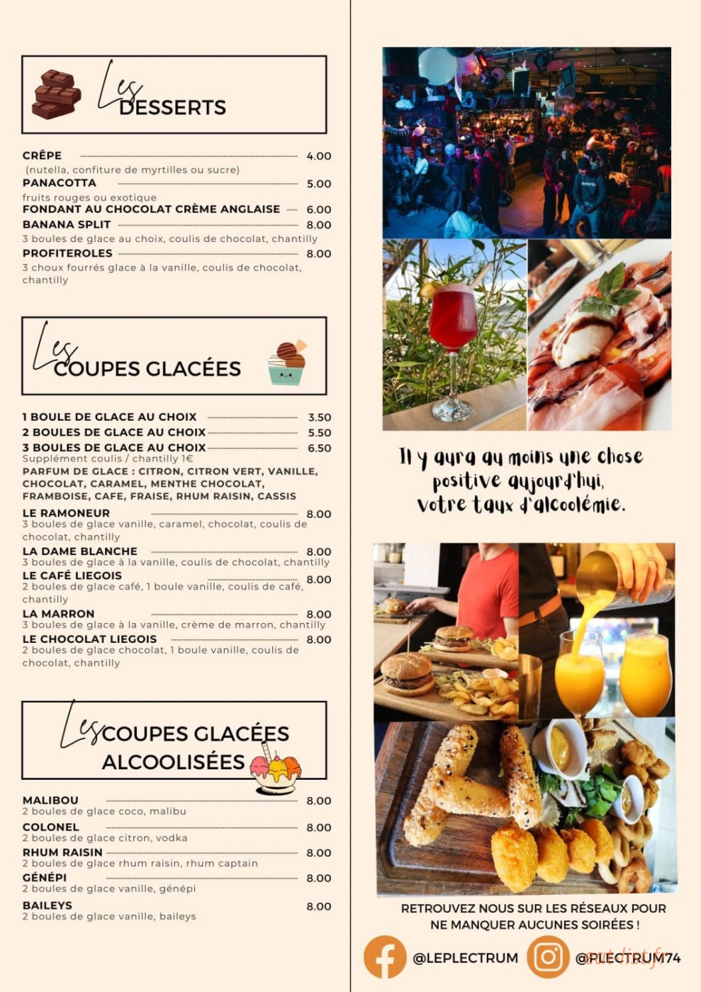 Le Plectrum — carte page 2