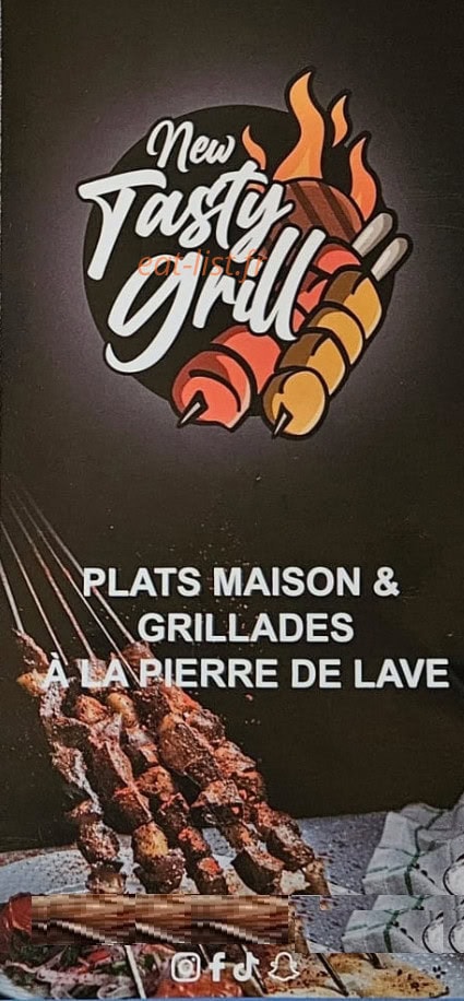 New Tasty Grill — carte page 1
