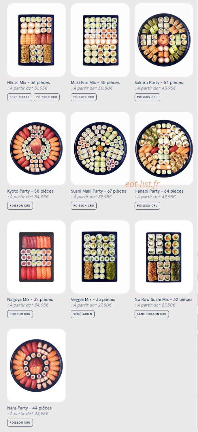 Sushi Daily — carte page 4