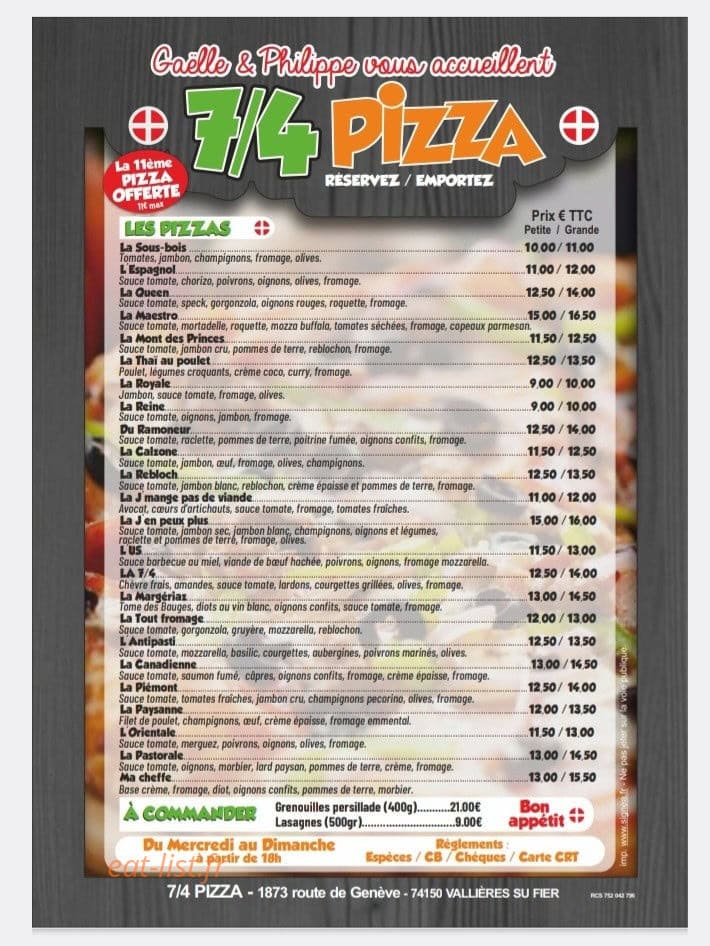 Le 7/4 — carte page 1