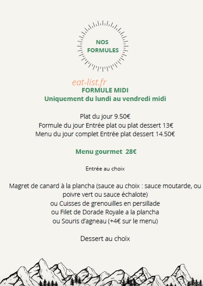 Restaurant Le Marilyn — carte page 5
