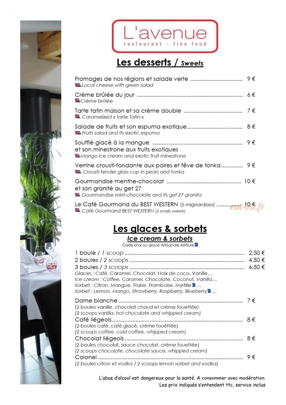 L' Avenue — carte page 6
