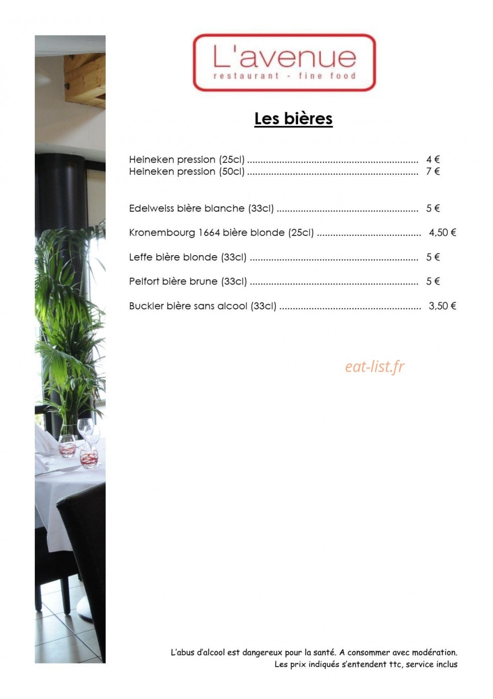 L' Avenue — carte page 11
