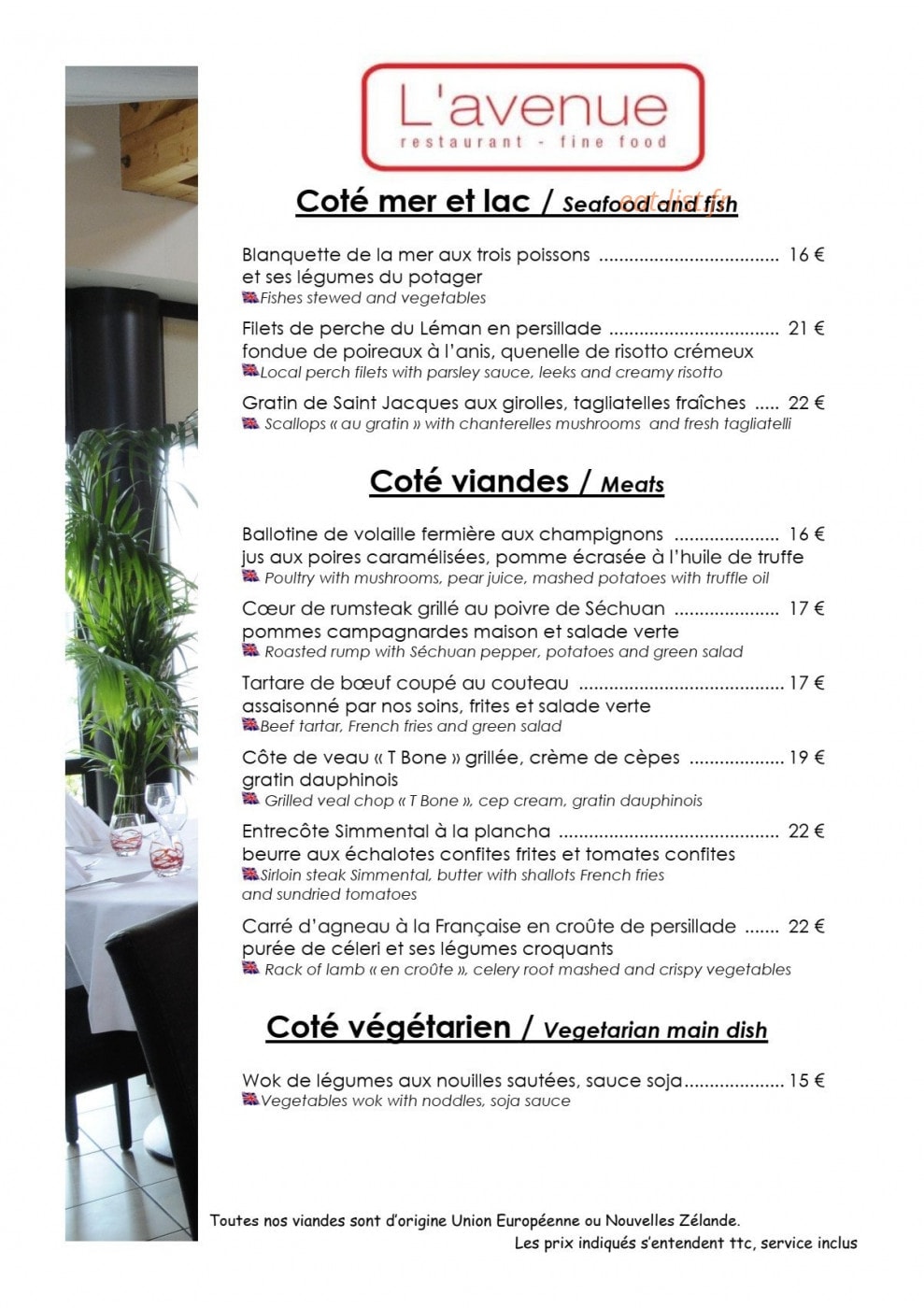 L' Avenue — carte page 5