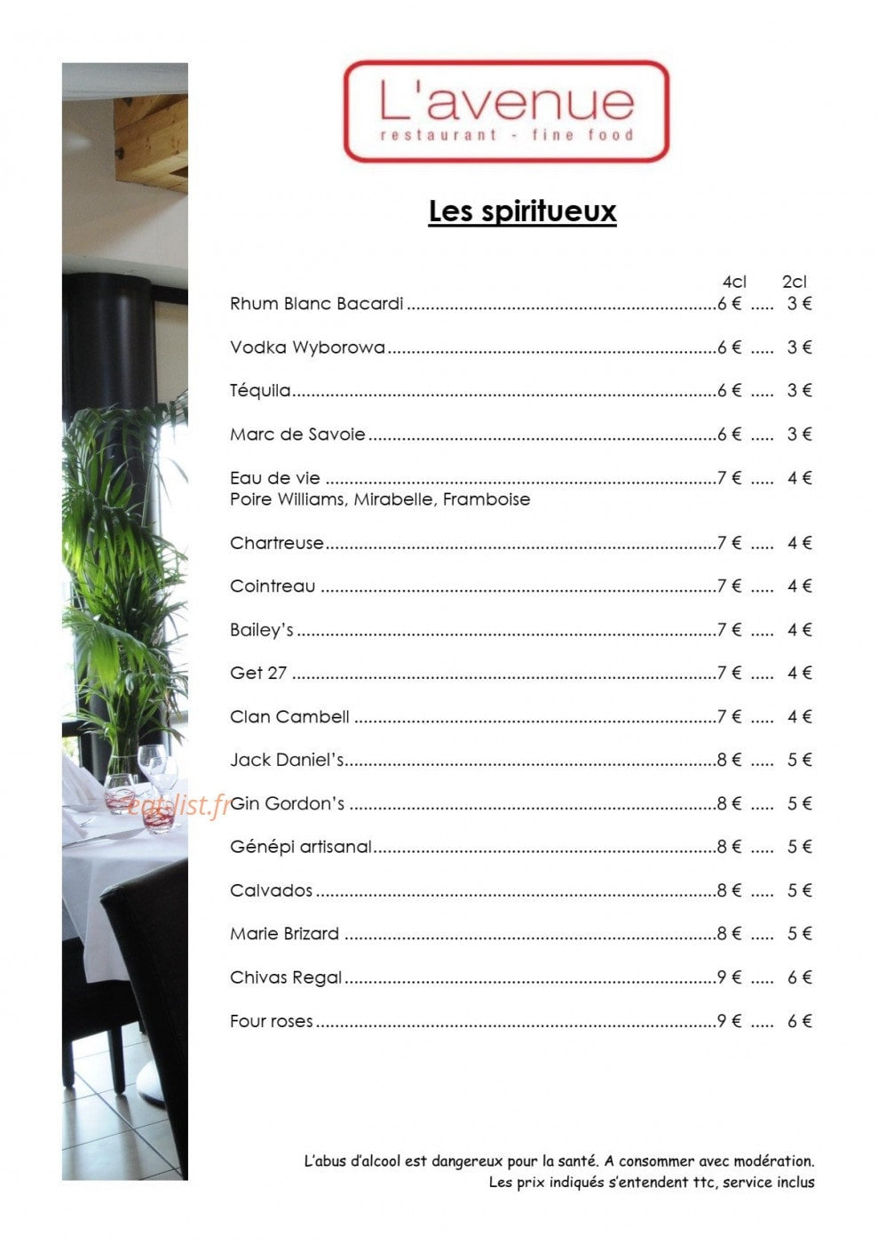 L' Avenue — carte page 12