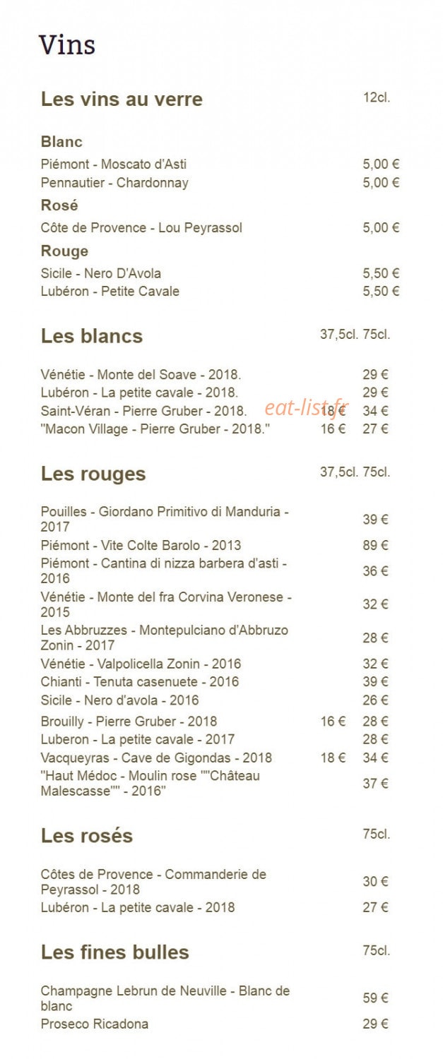 P Com Pizza — carte page 3