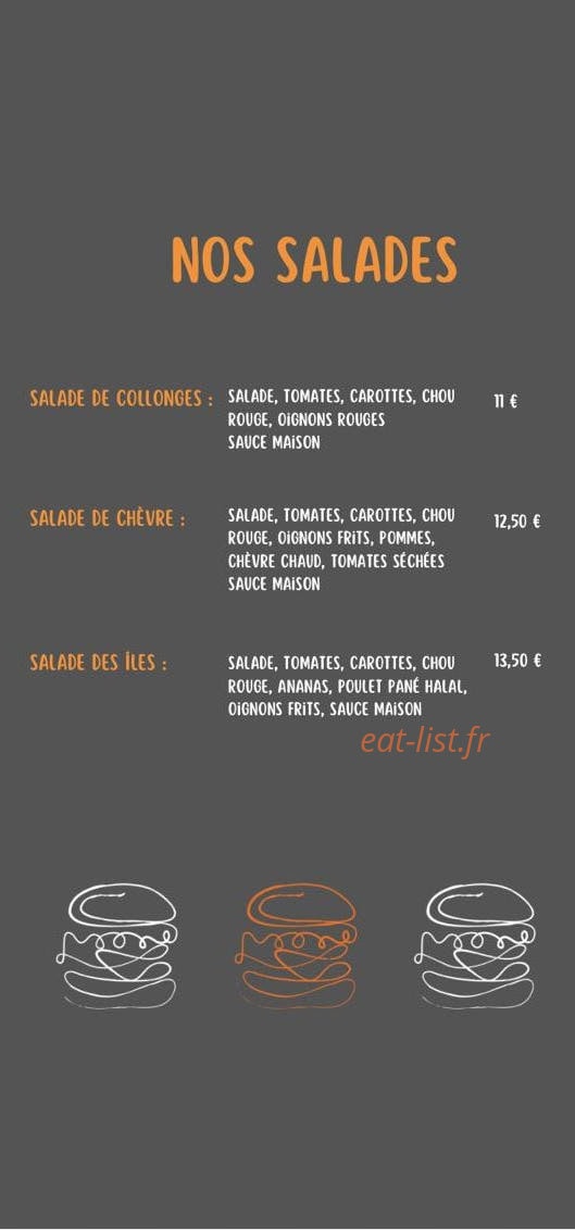 La tour en burger — carte page 4