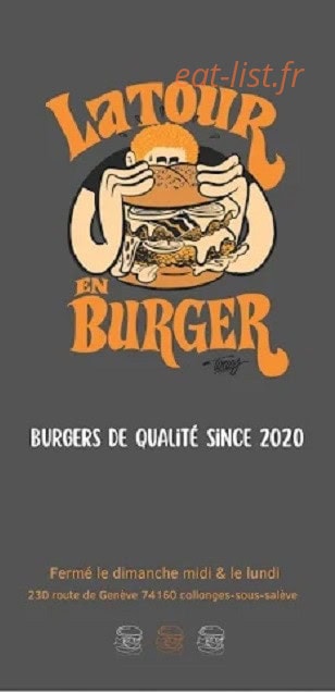 La tour en burger — carte page 1