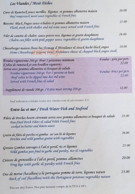 La Colombière — carte page 2