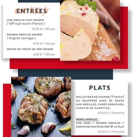 Les Poêlées Du Monde — carte page 1