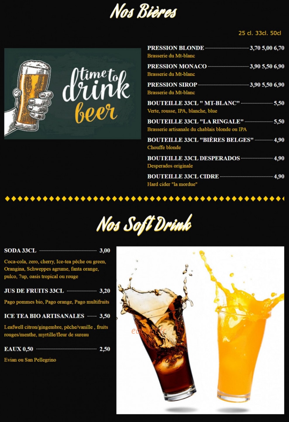 Sunset Vitam — carte page 8