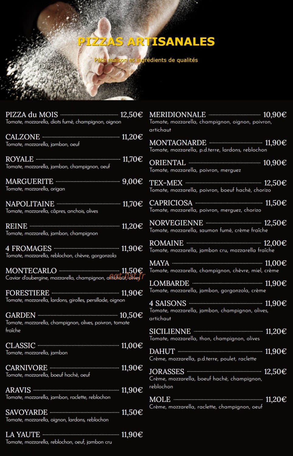 Sunset Vitam — carte page 1