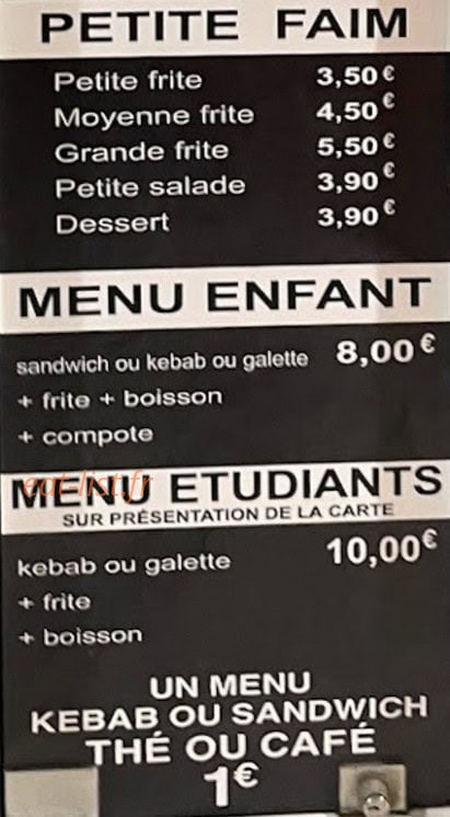 Chez dardar — carte page 5