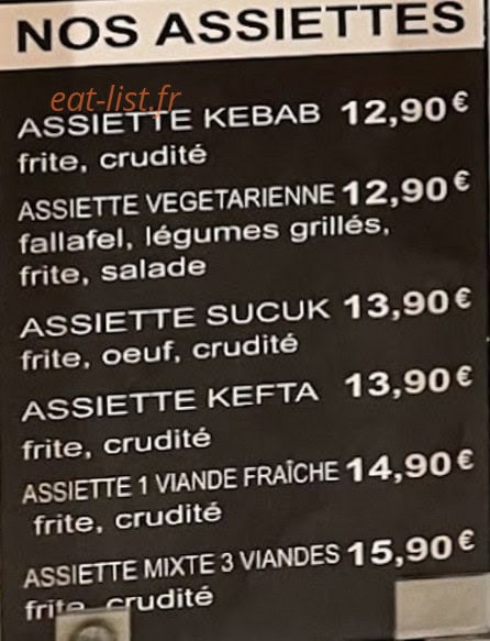 Chez dardar — carte page 1