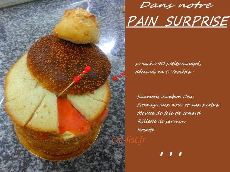 Carte et menu de Merveilles de Pain à Saint Julien en Genevois — Les pains surprises
