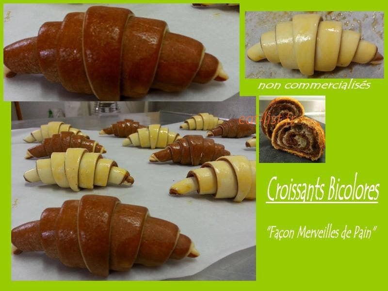 Carte et menu de Merveilles de Pain à Saint Julien en Genevois — Les croissants bicolores