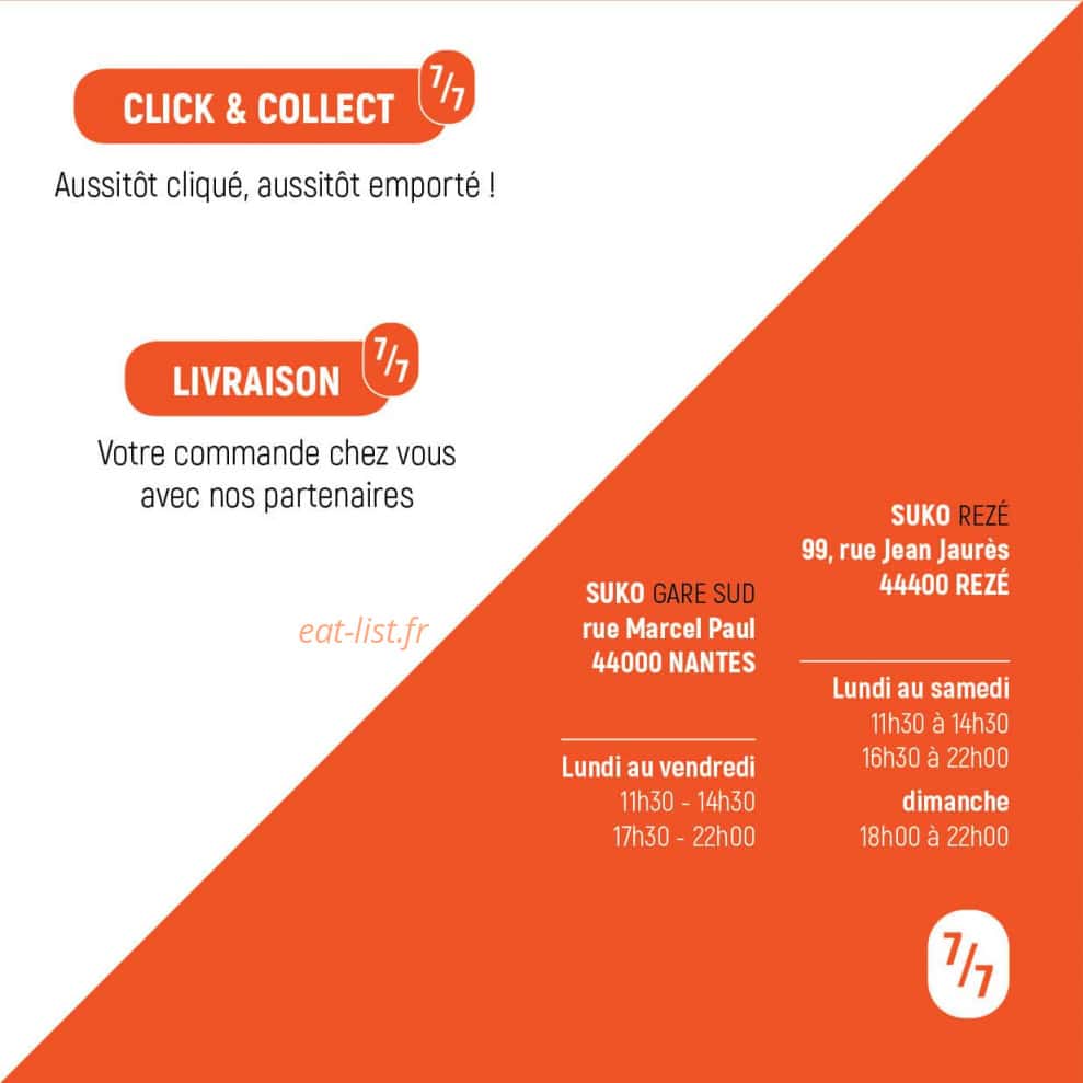 Carte et menu de Suko à Saint Julien en Genevois — Les coordonnées