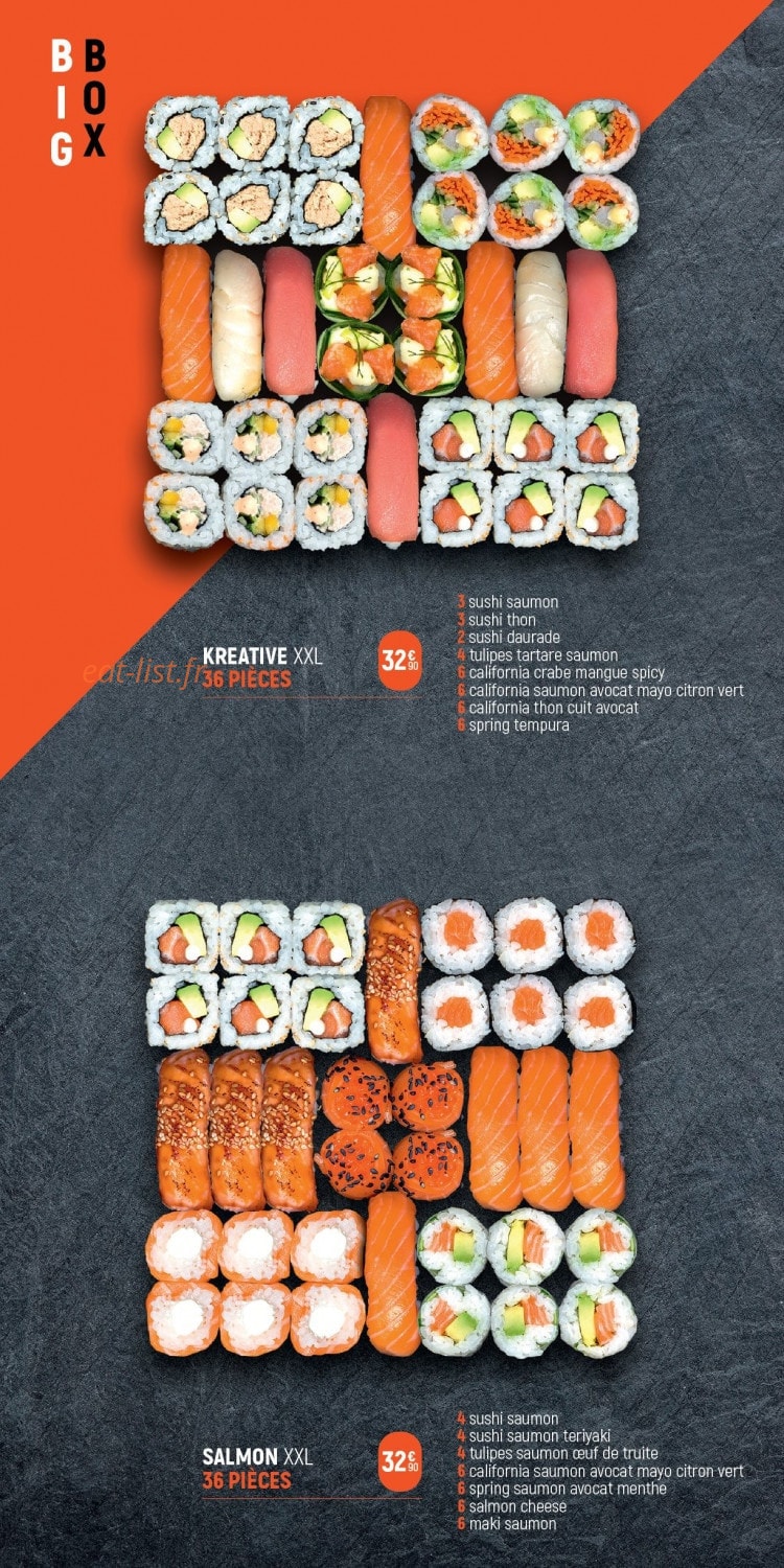 Carte et menu de Suko à Saint Julien en Genevois — Les big box