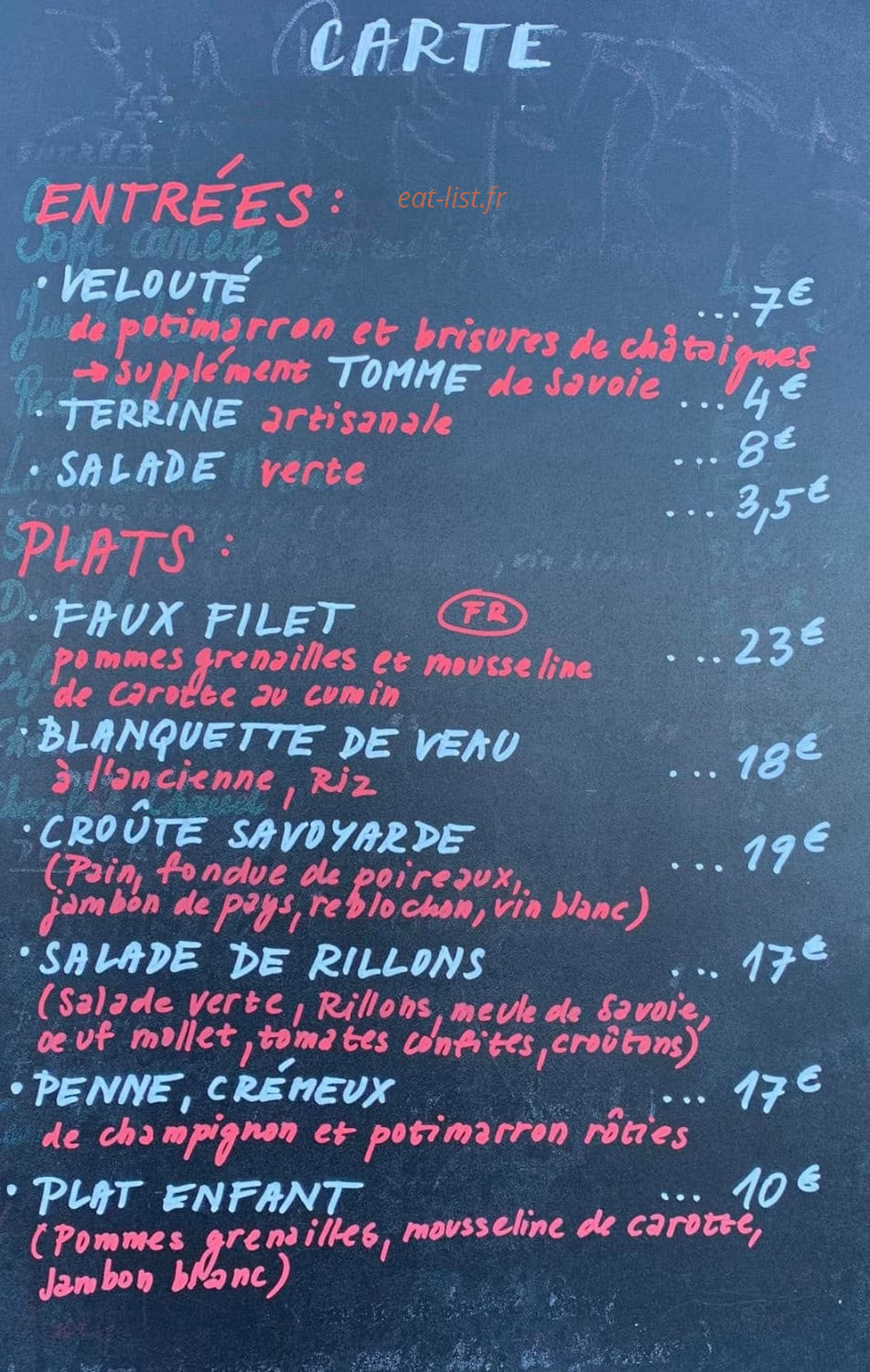 La Roselette — carte page 1