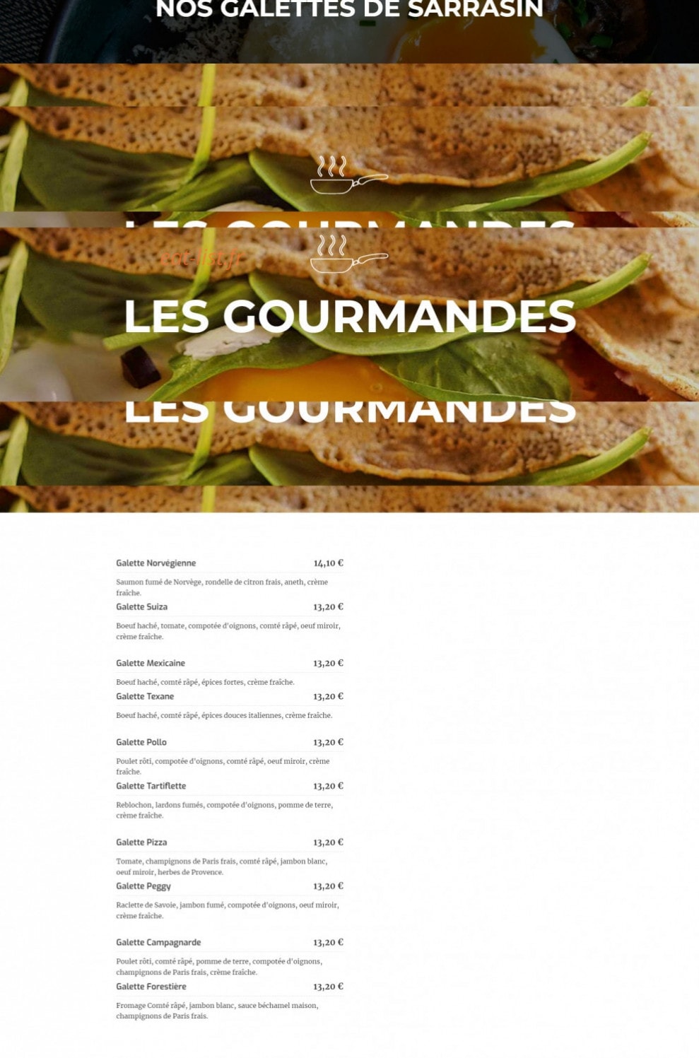 Les Airelles — carte page 4