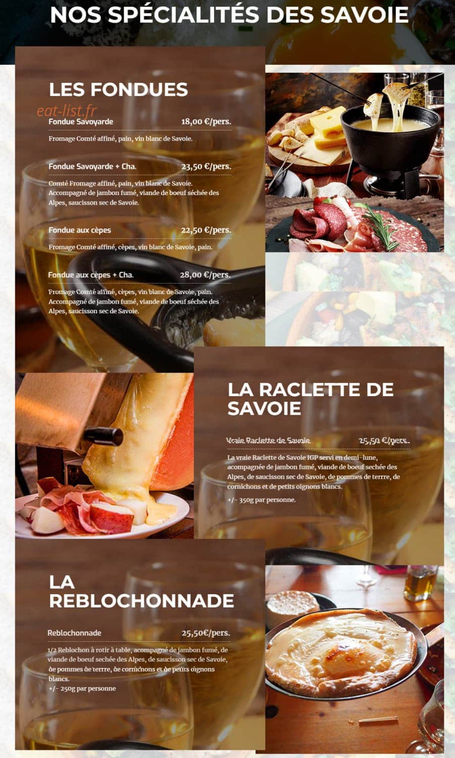 Les Airelles — carte page 3