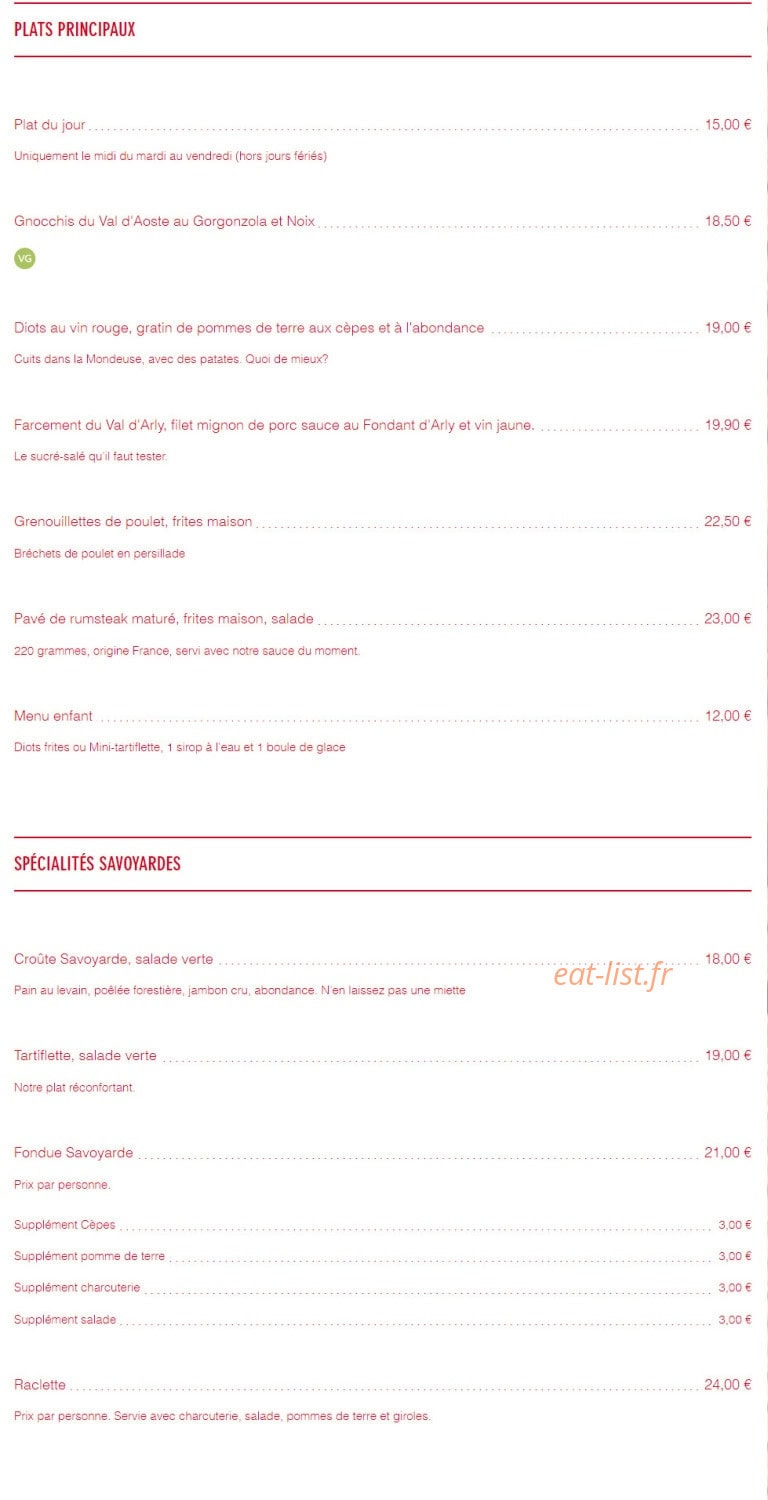 La Croix du Mont Blanc — carte page 2