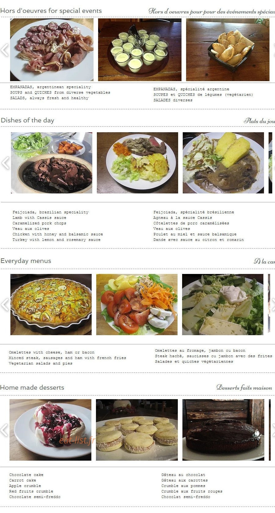 La Tanière — carte page 1