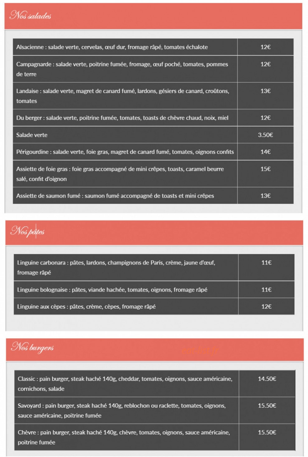 Le Carré rouge — carte page 1