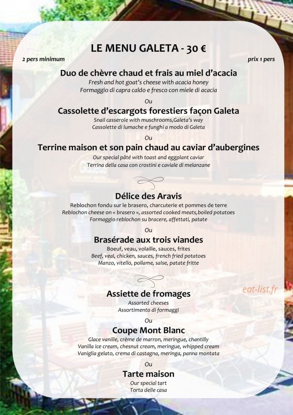 Le Galeta — carte page 8