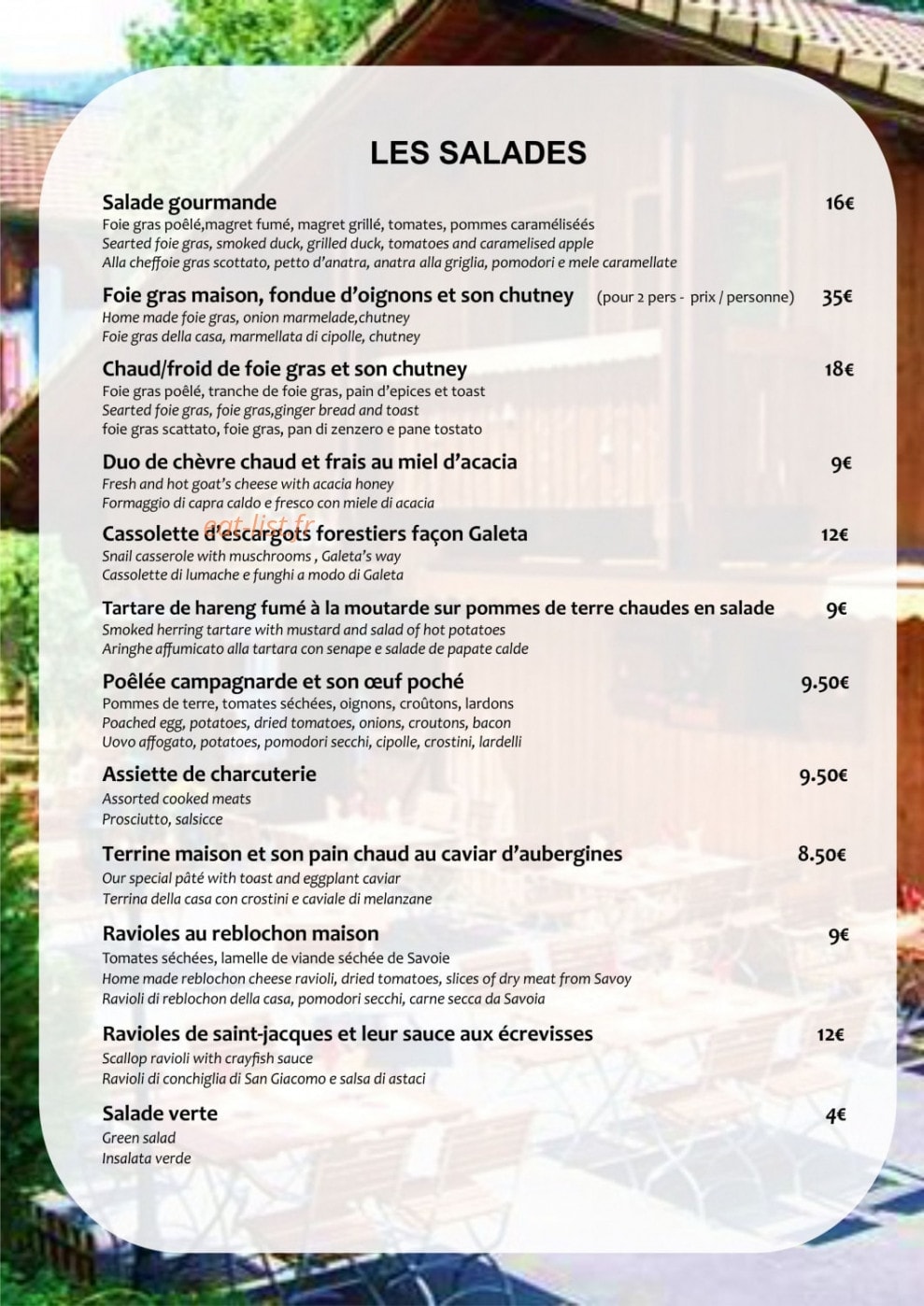 Le Galeta — carte page 2
