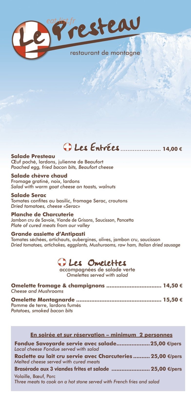 Le Presteau — carte page 1