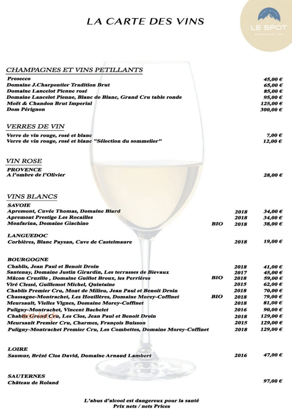 Le Spot Mont Blanc — carte page 2
