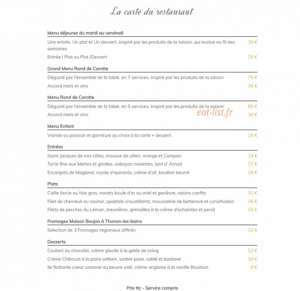 Rond de Carotte — carte page 2